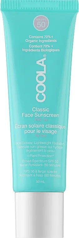 Coola Classic SPF 50 Face Lotion White Tea Losion za lice 'Zeleni čaj'