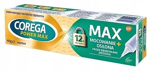 Corega Power Max Denture Fixing Cream Krema za zubne proteze, super jaka