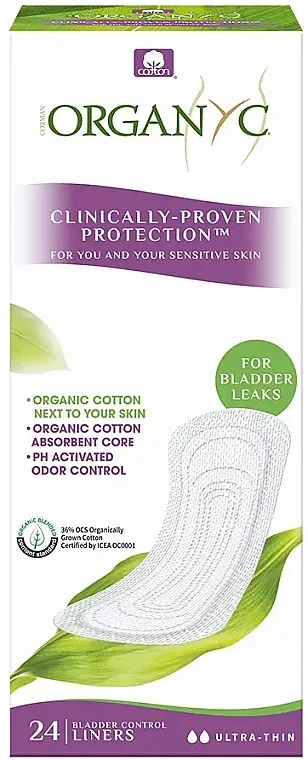 Corman Organyc Bladder Control Liners Urološki ulošci, 24 kom.