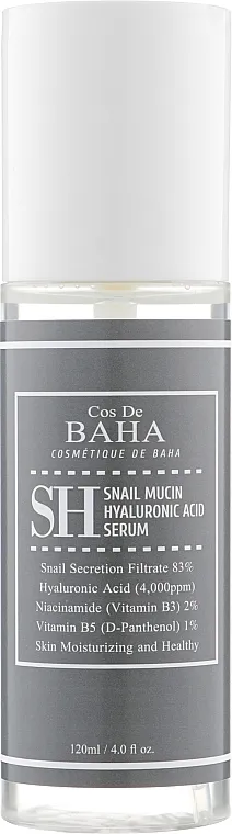 Cos De BAHA Snail Mucin Power Serum with Niacinamide 2% Serum za lice sa puževom sluzi i niacinamidom