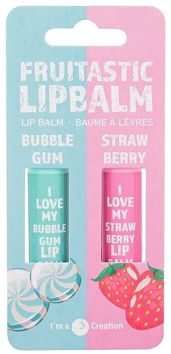 Cosmetic 2K Fruitastic Lip Balm (lip/balm/4.2g + lip/balm/4.2g) Set