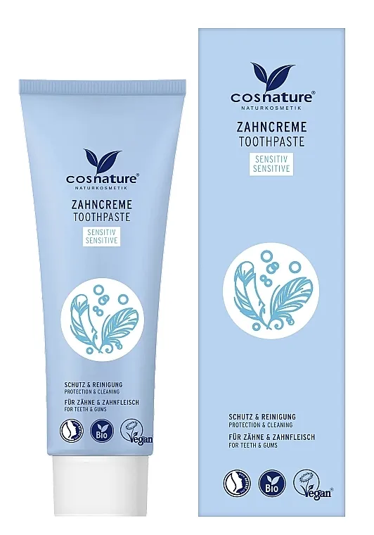 Cosnature Toothpaste Sensitive Prirodna pasta za osetljive zube "Kamilica i nana", sa fluorom