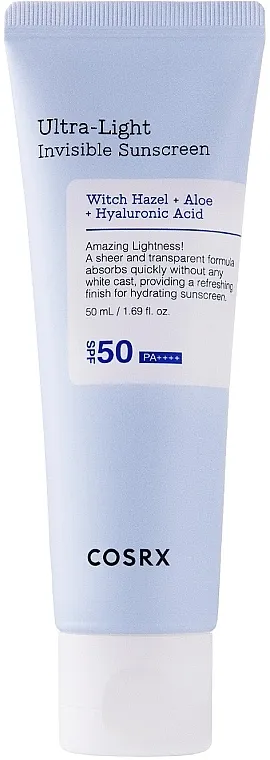 Cosrx Ultra Light Invisible Sunscreen SPF50+/PA++++ Lagani hidratantni krem za sunčanje
