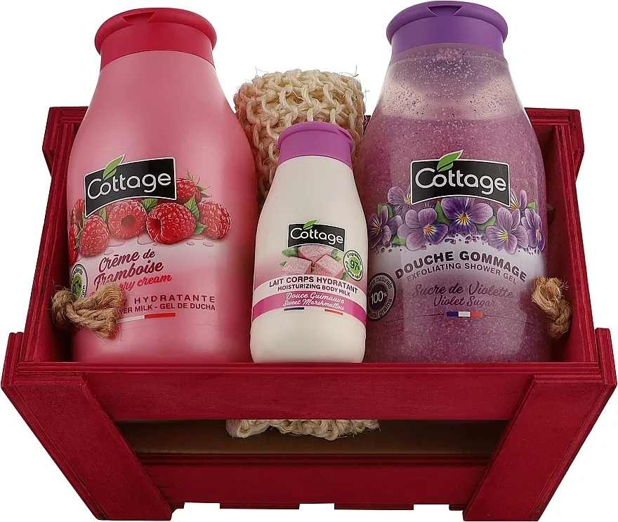Cottage Raspberry Cream Set, 5 delova