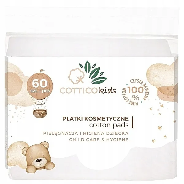 Cottico Kids Kozmetički tuferi za decu, 60 kom.