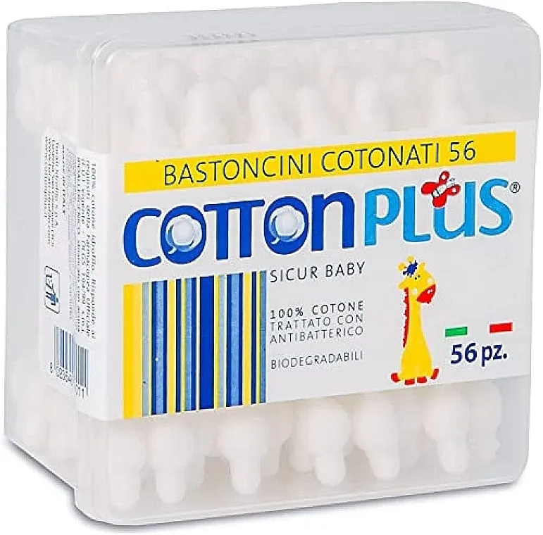 Cotton Plus Sicur Baby Pamučni štapići za decu, 56 kom