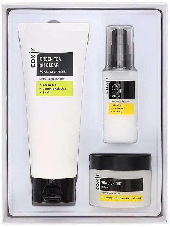 Coxir Vita C Bright Gift Set (cl/150ml + ser/50ml + cr/50g)