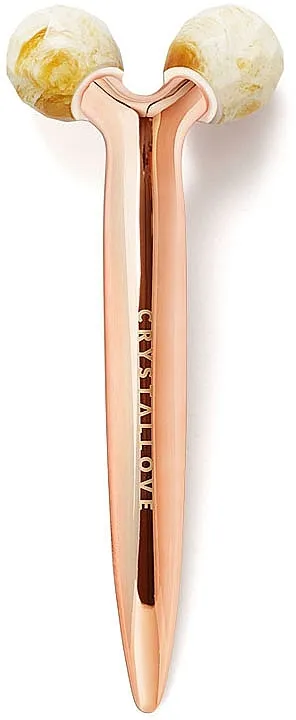 Crystallove 3D Lifting Face Massager With Milk Amber Lifting masažer 3D za lice s mliječnom jantarnom bojom