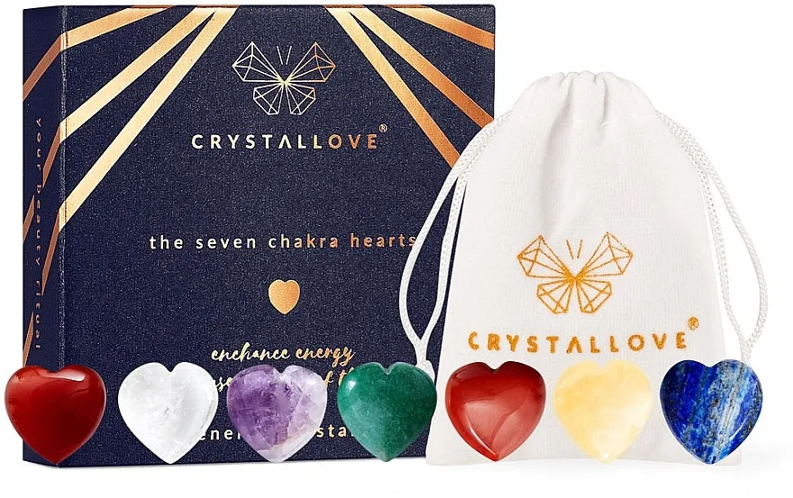 Crystallove Chakra Energy Stone Set Prirodno energetsko kamenje za čakre