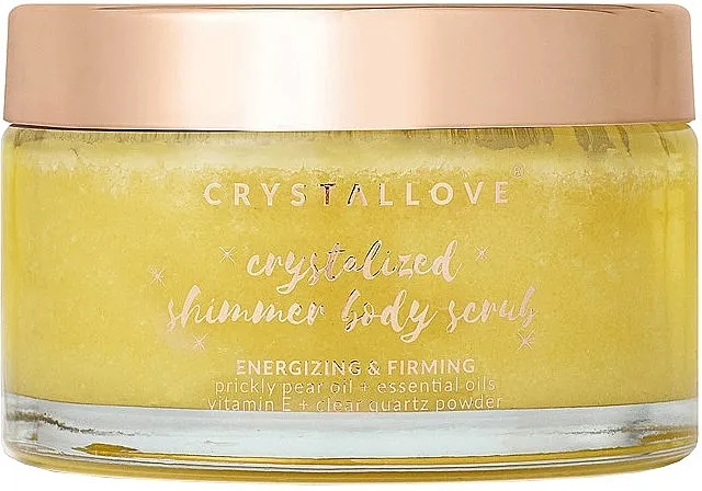 Crystallove Clear Quartz Shimmer Body Scrub Piling za telo sa providnim kvarcom