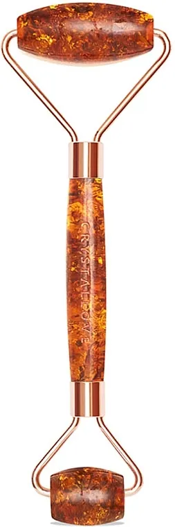 Crystallove Cognac Amber Roller Roler za masažu lica