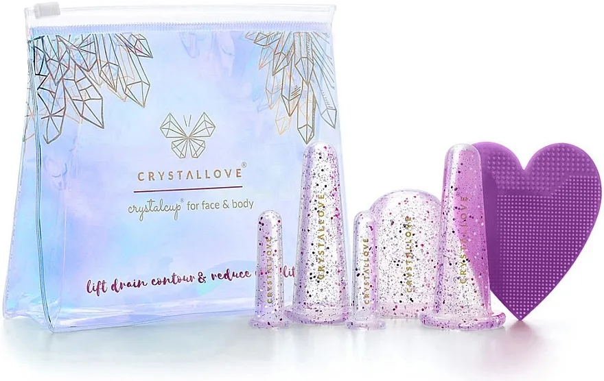Crystallove Crystalcup For Face &amp; Body Silikonske teglice za masažu lica i tijela