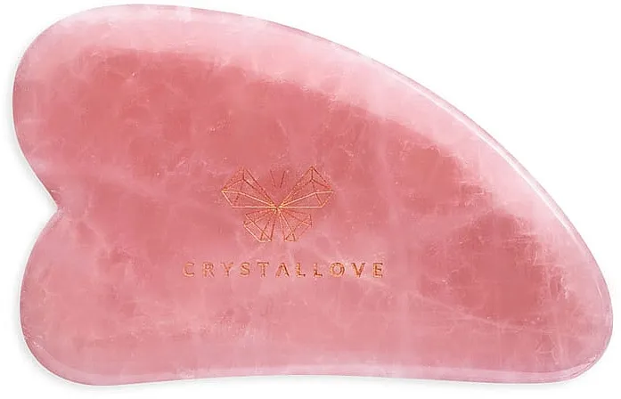 Crystallove Rose Quartz Guasha Masažer za lice
