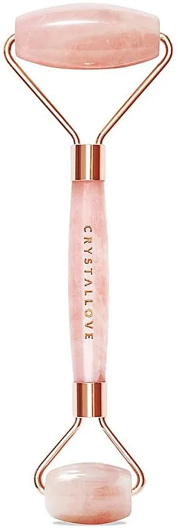 Crystallove Rose Quartz Roller Kvarcni masažer za lice