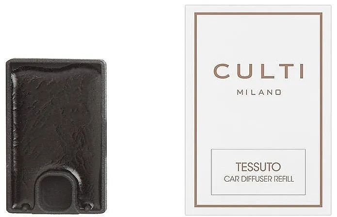 Culti Milano Tessuto Car Diffuser Refill (wymienny wkład) Automobilski difuzor, crni