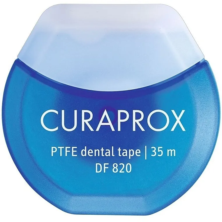 Curaprox Interdentalni teflonski konac s klorheksidinom DF 820, 35m