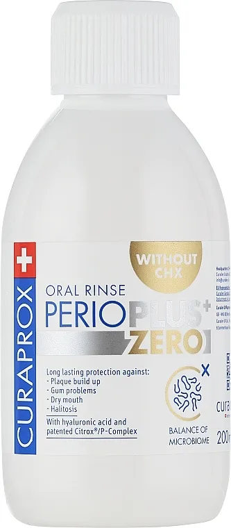 Curaprox Perio Plus+ Zero Tečnost za ispiranje usta bez hlorheksidina