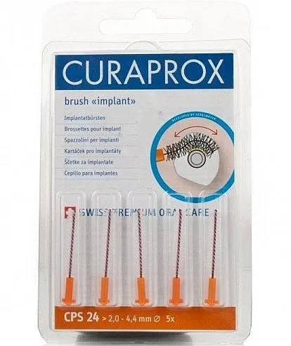Curaprox Strong Implant Set interdentalnih četkica za implante, CPS 24, 5 kom.
