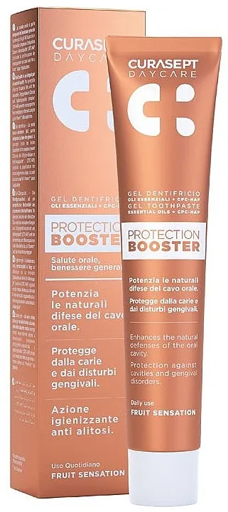 Curasept Daycare Protection Booster Gel Toothpaste Fruit Sensation Pasta za zube