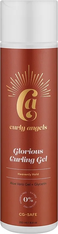Curly Angels Glorious Curling Gel Gel za oblikovanje kovrčave kose