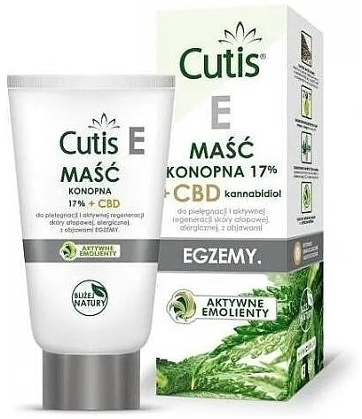Cutis E-Eczema Hemp Ointment 17% + CBD Konoplja mast