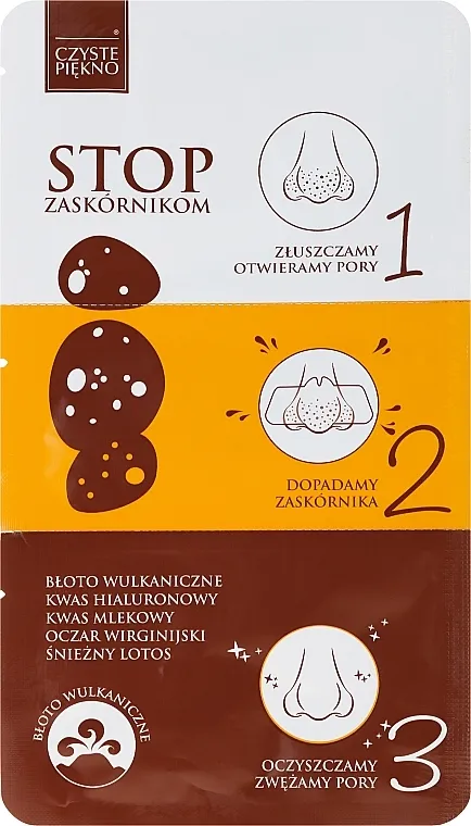Czyste Piekno Clear Beauty Treatment Against Blakheads Imperfections Lijek 3 u 1 protiv akni s vulkanskim blatom