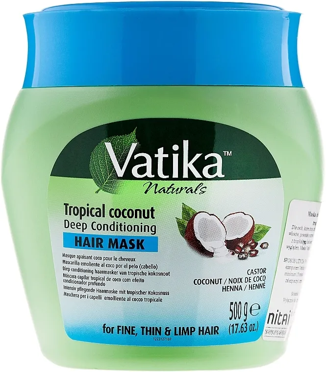 Dabur Vatika Tropical Coconut Deep Conditioning Hair Mask Maska za kosu