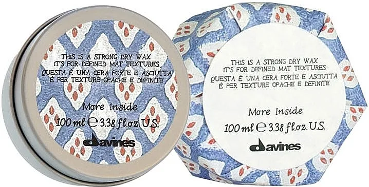Davines More Inside Strong Dry Wax Suhi vosak za teksturirane mat akcente