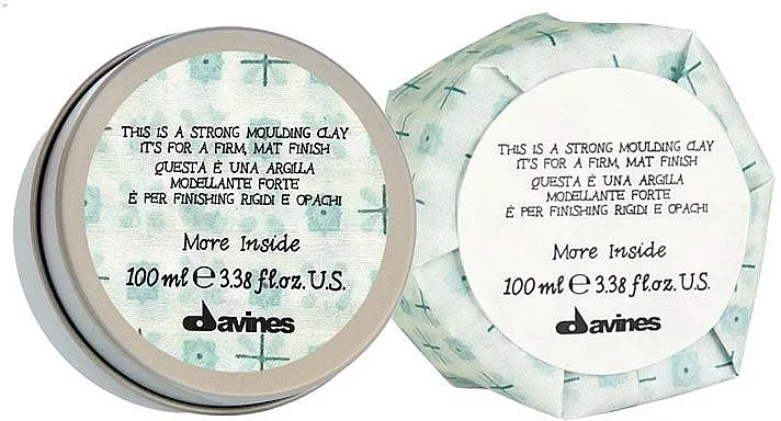 Davines More Inside Strong Moulding Clay Glina za modeliranje za dugotrajnu mat završnu obradu