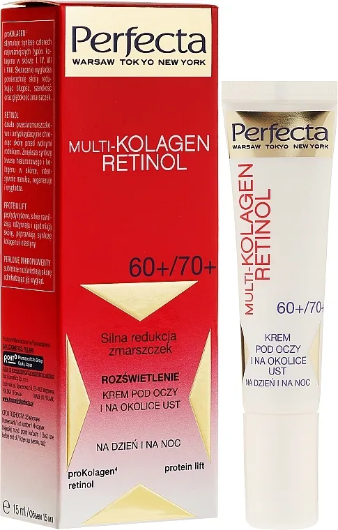 Dax Cosmetics Perfecta Multi-Collagen Retinol Eye Cream 60+/70+ Krema za područje oko očiju