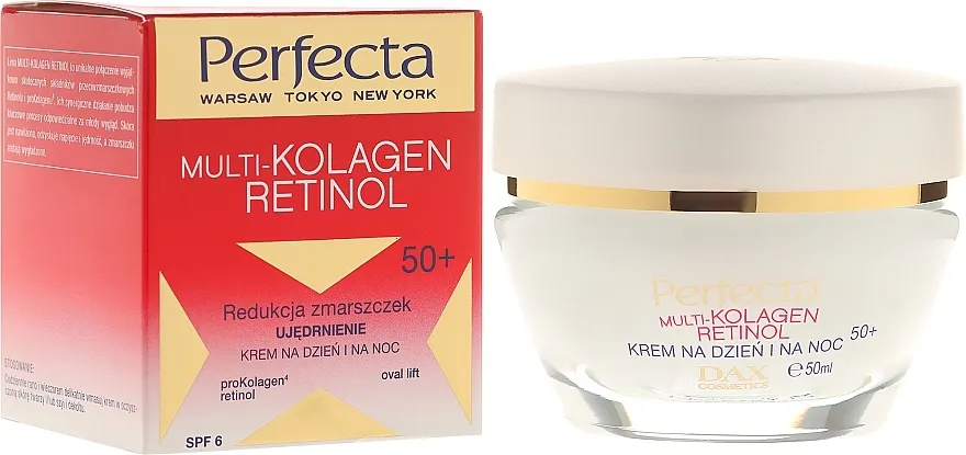 Dax Cosmetics Perfecta Multi-Collagen Retinol Face Cream 50+ Krema za lice