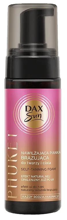 Dax Sun Phuket Self-Tanning Foam Bronzing hidratantna pjena za lice i tijelo