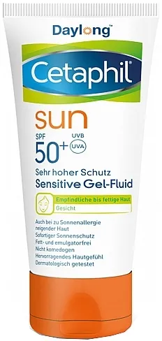 Daylong Cetaphil Sun Sensitive Gel-Fluid SPF50+ Žel-fluid za zaštitu od sunca za lice