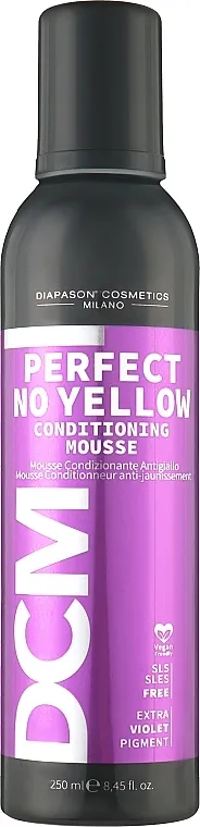 DCM Perfect No Yellow Conditioning Mousse Pena za kosu protiv žutih tonova