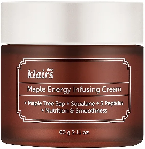 Dear Klairs Maple Energy Infusing Cream Hranljiva krema sa sokom od javora