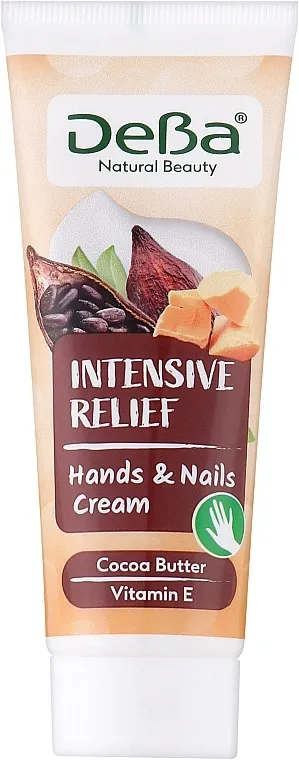 DeBa Natural Beauty Intensive Relief Hands &amp; Nails Cream Krema za ruke i nokte Cocoa Butter