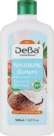 DeBa Natural Beauty Shampoo Moisturizing Hidratantni šampon Coconut &amp; Bio Argan