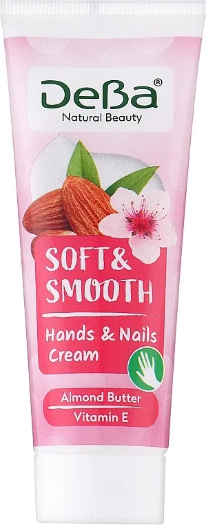 DeBa Natural Beauty Soft &amp; Smooth Hands &amp; Nails Cream Krema za ruke i nokte Almond Butter