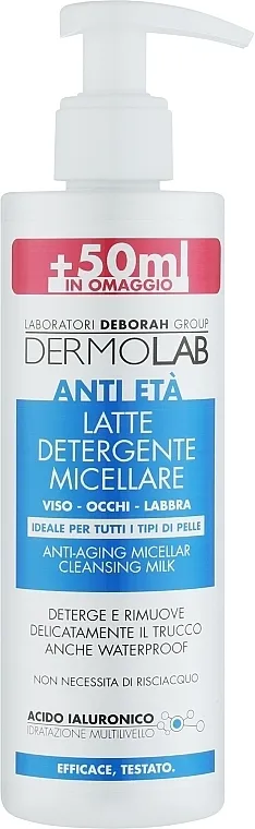 Deborah Dermolab Micellar Milk Micelarno mleko protiv starenja 40+ za lice