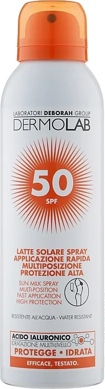 Deborah Dermolab Sun Milk Spray SPF50 Mlijeko za zaštitu od sunca u spreju