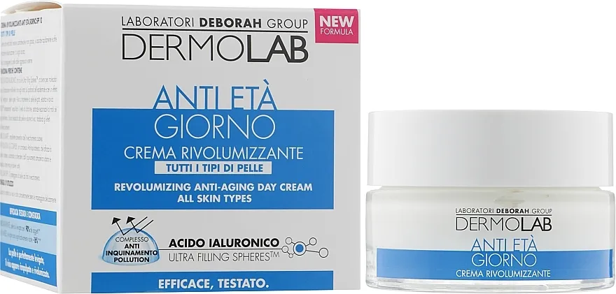 Deborah Milano Dermolab Revolumizing Anti-Wrinkle Day Cream SPF10 Krema za lice protiv bora