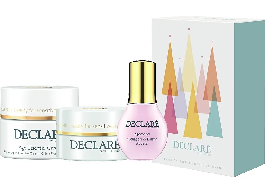 Declare Age Essential (cr/50ml + ser/50ml + eye/cr/15ml) Blagdanski set za zrelu kožu