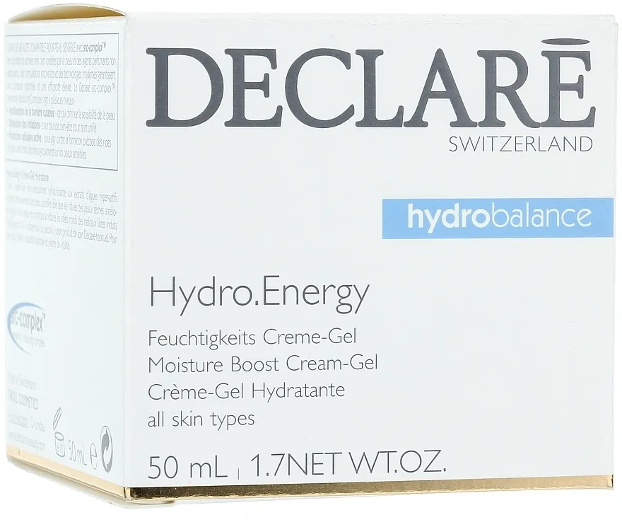 Declare Hydro Energy Moisture Boost Cream-Gel Hidratantna gel krema
