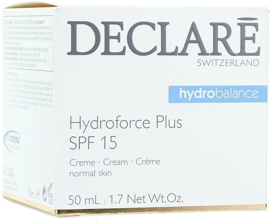 Declare Hydroforce Plus SPF 15 Cream Ultra hidratantna dnevna krema sa SPF 15