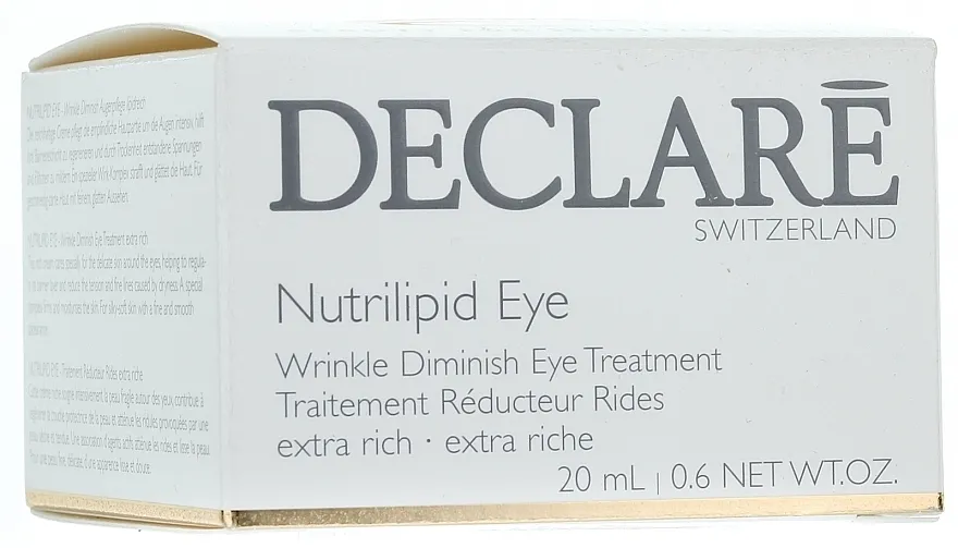 Declare Nutrilipid Wrinkle Diminish Eye Treatment Krema protiv mimičkih bora oko očiju