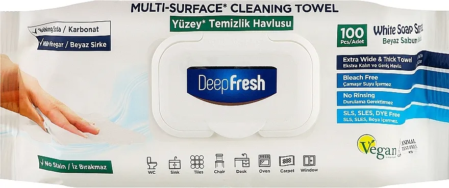 Deep Fresh Multi-Surface Cleaning Wipes Vlažne maramice za čišćenje