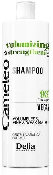 Delia Cameleo Volume &amp; Strengthening Shampoo Šampon za tanku, slabu i kosu bez volumena