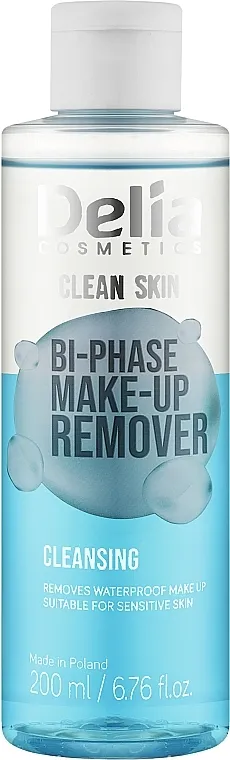 Delia Clean Skin Bi-Phase Make-Up Remover Dvofazna tečnost za uklanjanje šminke