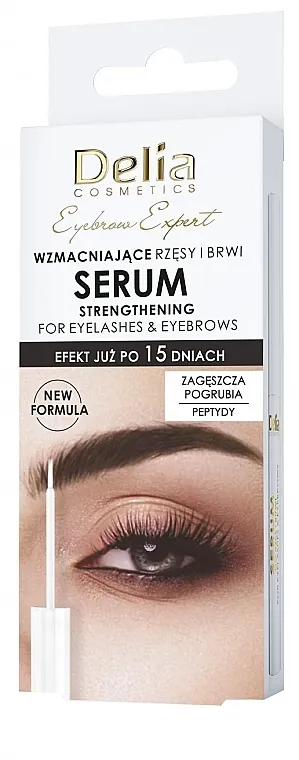 Delia Eyebrow Expert Strengthening Serum For Eyelashes &amp; Eyebrows Ojačavajući serum za trepavice i obrve sa peptidima