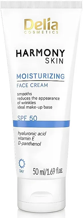 Delia Harmony Skin Hidratantna krema sa SPF 50 filterom